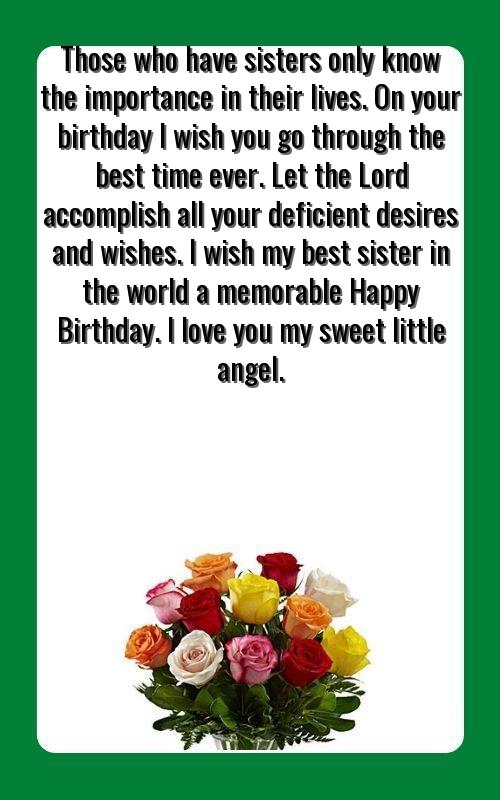 happy birthday elder sister wishes